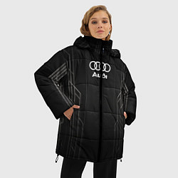 Куртка зимняя женская AUDI, цвет: 3D-черный — фото 2