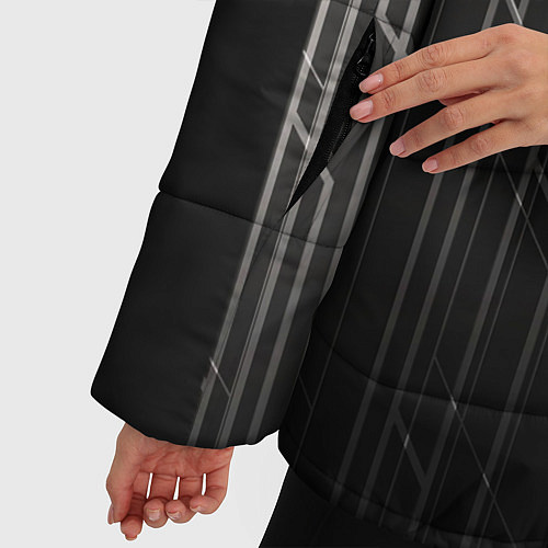 Женская зимняя куртка AUDI / 3D-Черный – фото 5