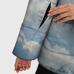 Куртка зимняя женская Голубое небо, цвет: 3D-черный — фото 2