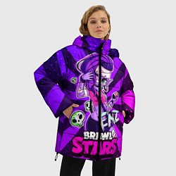 Куртка зимняя женская Emz Brawl stars ЭМЗ, цвет: 3D-светло-серый — фото 2