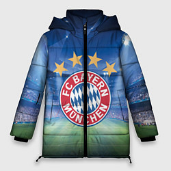 Куртка зимняя женская Бавария Мюнхен, цвет: 3D-черный
