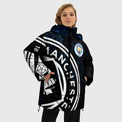 Куртка зимняя женская Manchester City, цвет: 3D-красный — фото 2