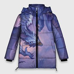Куртка зимняя женская Дракон воды, цвет: 3D-черный