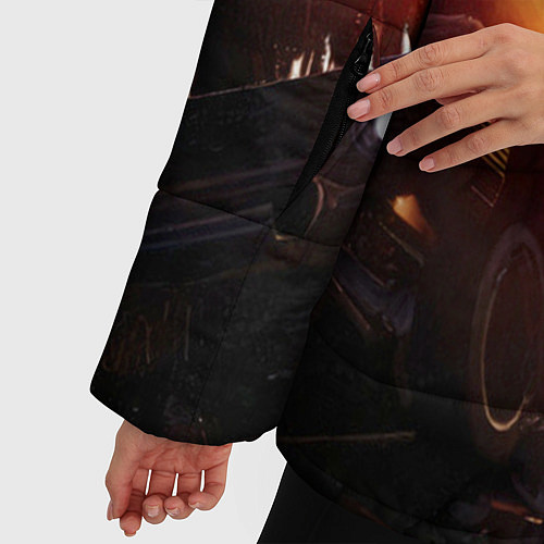 Женская зимняя куртка GTA / 3D-Черный – фото 5