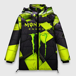 Куртка зимняя женская MONSTER ENERGY, цвет: 3D-черный