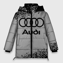 Куртка зимняя женская AUDI АУДИ, цвет: 3D-черный