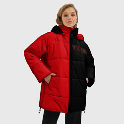 Куртка зимняя женская YOU DIED, цвет: 3D-черный — фото 2