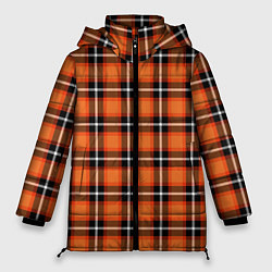 Куртка зимняя женская Шотландская клетка, цвет: 3D-светло-серый