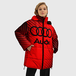 Куртка зимняя женская AUDI АУДИ, цвет: 3D-светло-серый — фото 2