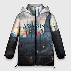 Куртка зимняя женская Assassin’s Creed Unity, цвет: 3D-красный