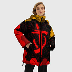 Куртка зимняя женская DOOM ДУМ, цвет: 3D-черный — фото 2
