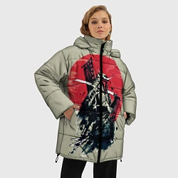 Куртка зимняя женская Samurai man, цвет: 3D-черный — фото 2