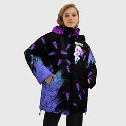Куртка зимняя женская FORTNITE MARSHMELLO, цвет: 3D-светло-серый — фото 2