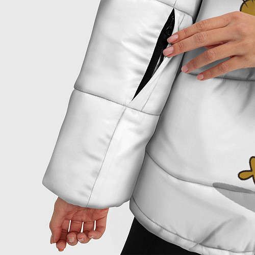 Женская зимняя куртка Отжигаю / 3D-Черный – фото 5