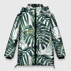 Куртка зимняя женская Тропики, цвет: 3D-красный