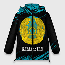 Куртка зимняя женская KAZAKHSTAN КАЗАХСТАН, цвет: 3D-черный