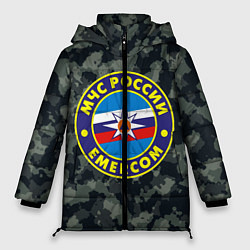 Куртка зимняя женская МЧС России, цвет: 3D-черный