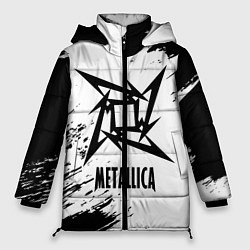 Куртка зимняя женская METALLICA МЕТАЛЛИКА, цвет: 3D-черный