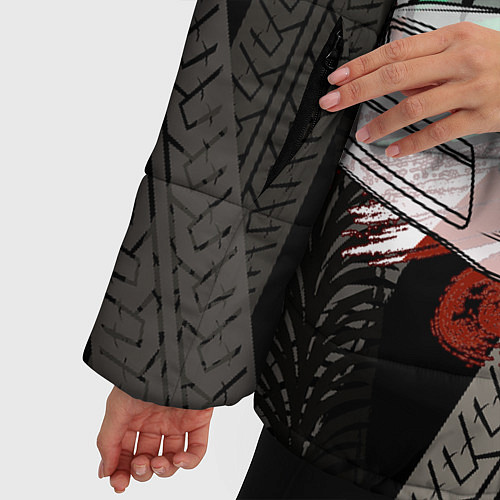 Женская зимняя куртка JDM Toyota Altezza / 3D-Черный – фото 5