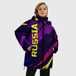 Куртка зимняя женская RUSSIA, цвет: 3D-черный — фото 2