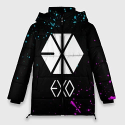 Куртка зимняя женская EXO BAND, цвет: 3D-черный