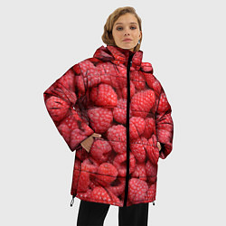 Куртка зимняя женская Малина, цвет: 3D-черный — фото 2