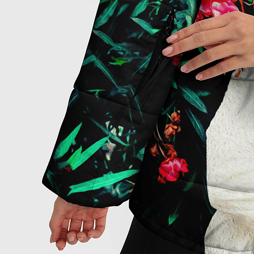 Женская зимняя куртка MARSHMELLO ROSES / 3D-Черный – фото 5