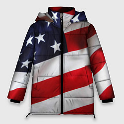 Куртка зимняя женская США USA, цвет: 3D-светло-серый