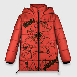 Куртка зимняя женская BAM! WHAM!, цвет: 3D-черный