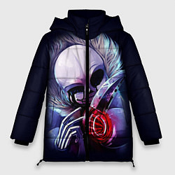 Куртка зимняя женская UNDERTALE SANS, цвет: 3D-черный