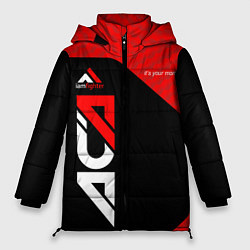 Куртка зимняя женская Iam Fighter Z, цвет: 3D-красный
