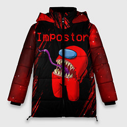 Куртка зимняя женская AMONG US - MONSTER, цвет: 3D-черный