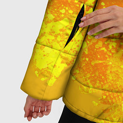 Куртка зимняя женская AMONG US - Pikachu, цвет: 3D-черный — фото 2