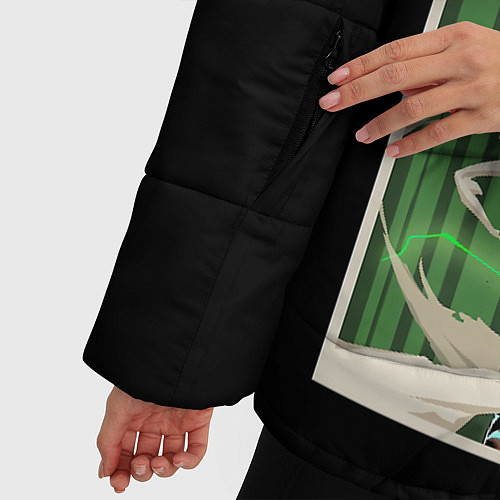 Женская зимняя куртка Исраэль Адесанья / 3D-Черный – фото 5