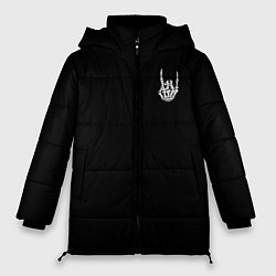 Куртка зимняя женская Кисть Rock, цвет: 3D-черный