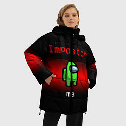Куртка зимняя женская AMONG US, цвет: 3D-черный — фото 2