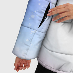 Куртка зимняя женская Единорог, цвет: 3D-светло-серый — фото 2