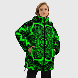 Куртка зимняя женская Mandala, цвет: 3D-черный — фото 2