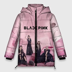 Куртка зимняя женская BLACKPINK x PUBG, цвет: 3D-черный