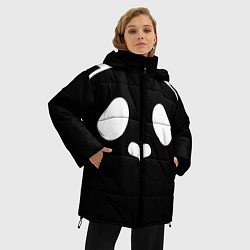 Куртка зимняя женская Panda white, цвет: 3D-черный — фото 2