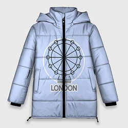 Куртка зимняя женская Лондон London Eye, цвет: 3D-черный
