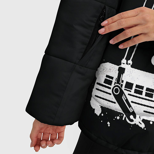 Женская зимняя куртка FORTNITE / 3D-Черный – фото 5