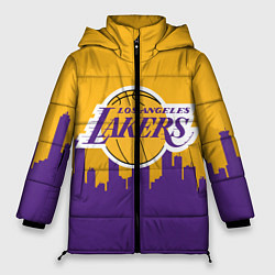 Куртка зимняя женская LOS ANGELES LAKERS, цвет: 3D-красный