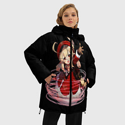 Куртка зимняя женская Genshin Impact Klee, цвет: 3D-черный — фото 2