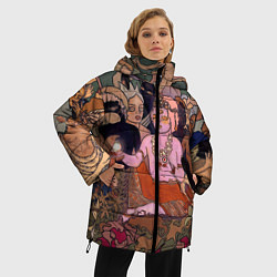 Куртка зимняя женская BRING ME THE HORIZON ART, цвет: 3D-черный — фото 2