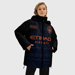 Куртка зимняя женская MAN CITY, выездная сезон 2021, цвет: 3D-красный — фото 2