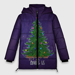 Куртка зимняя женская Among Us - New Year, цвет: 3D-черный