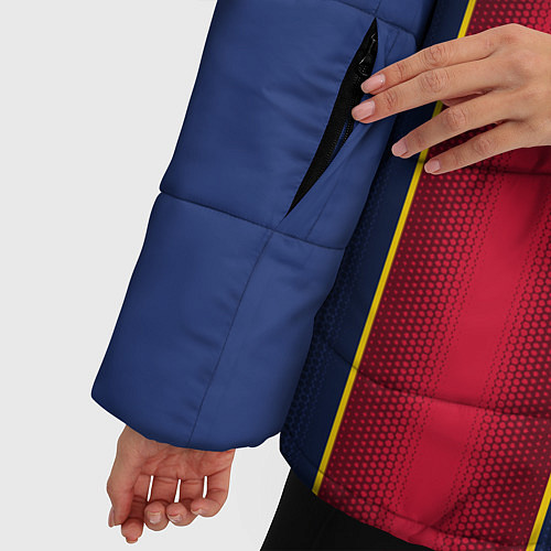 Женская зимняя куртка BARCELONA 2021 - ДОМАШНЯЯ / 3D-Черный – фото 5
