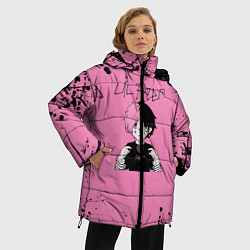 Куртка зимняя женская Lil Peep, цвет: 3D-светло-серый — фото 2