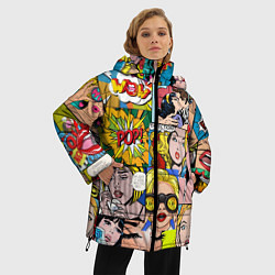 Куртка зимняя женская Pop Art, цвет: 3D-светло-серый — фото 2